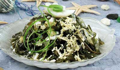 Салат с морской капустой по Дюкану